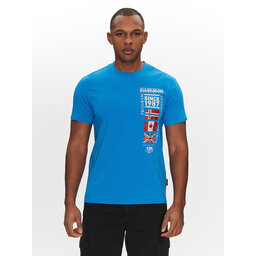 Napapijri Napapijri Majica S-Turin NP0A4HQG Modra Regular Fit