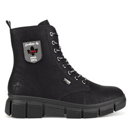 Rieker Schnürschuhe Rieker X3410-00 Schwarz