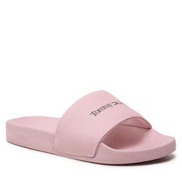 Tommy Jeans Παντόφλες Tommy Jeans Printed Pu Pool Sld EN0EN02107 Misty Pink TH2