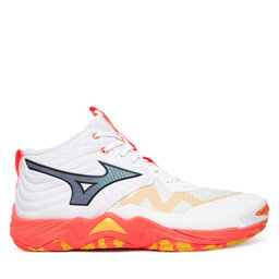 Mizuno Batai uždaroms aikštelėms Mizuno Wave Momentum Elite Mid V1GA2517 Oranžinė