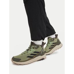 adidas Трекінгові черевики adidas Terrex Anylander Mid Hiking Shoes JR6596 Зелений