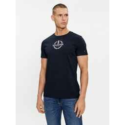 Tommy Hilfiger Tommy Hilfiger Póló Global Stripe MW0MW34388 Sötétkék Regular Fit