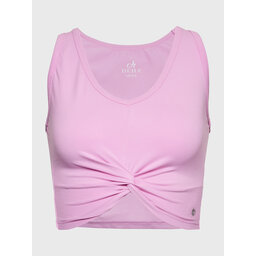 Deha Deha Marškinėliai A00190 Rožinė Slim Fit