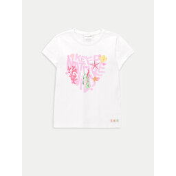 Coccodrillo Coccodrillo Camiseta WC4143203OWK Blanco Regular Fit