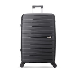 Semi Line Μεγάλη Βαλίτσα Semi Line T5911-4 Μαύρο