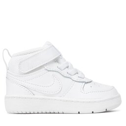 

Взуття Nike Court Borough Mid 2 (TDV) CD7784 100 White/White/White, Білий