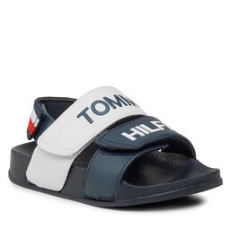 Tommy Hilfiger Sandali Tommy Hilfiger Logo Velcro Sandal T1B2-32925-1172 M Blue/White/Red Y004
