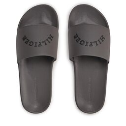 

Шльопанці Tommy Hilfiger Curve Hilfiger Mtype Pool Slide FM0FM04912 Dark Ash PTY, Сірий