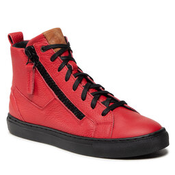 Nik Sneakersy Nik 02-0650-01-4-12-03 Červená