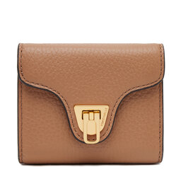 Coccinelle Малък дамски портфейл Coccinelle E2 MF6 11 B8 01 Кафяв