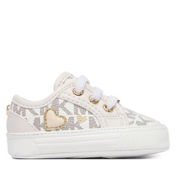 MICHAEL Michael Kors Снікерcи MICHAEL Michael Kors Baby Brittania Hearts MK04984256 Білий