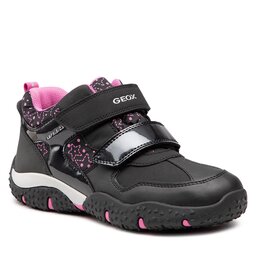 Geox Зимни обувки Geox J Baltic G. B Abx A J26H1A 0BCMN C0922 D Black/Fuchsia