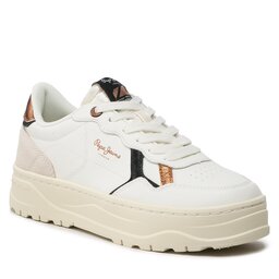 Pepe Jeans Sportcipő Pepe Jeans Kore Retry W PLS31447 Off White