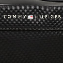 

Плоска сумка Tommy Hilfiger TTh Pique Pu Ew Reporter AM0AM11382 BDS, Чорний