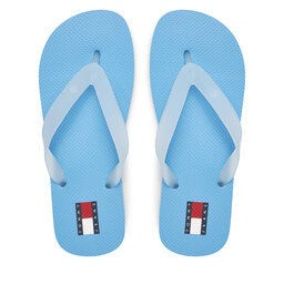 Tommy Jeans Infradito Tommy Jeans Tjw Logo Flip Flop EN0EN02447 Celeste