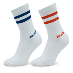 Levi's® Комплект 2 чифта дълги чорапи дамски Levi's® 701224686 Red/Blue