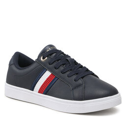 Tommy Hilfiger Сникърси Tommy Hilfiger Essential Stripes Sneaker FW0FW06903 Space Blue DW6