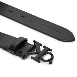 

Жіночий ремінь Calvin Klein Jeans Round Mono Pl Lthr Belt 30Mm K60K611490 Black/Black 01B, Чорний