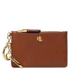 LAUREN RALPH LAUREN Bankkártya tartó Lauren Ralph Lauren Zip Card Cas 432876731001 Barna
