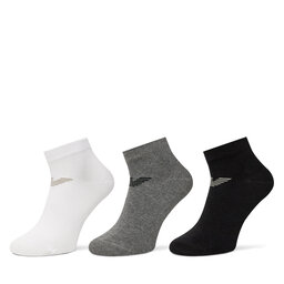 Emporio Armani Комплект 3 чифта къси чорапи мъжки Emporio Armani EM000550 AF12271 MC059 Цветен