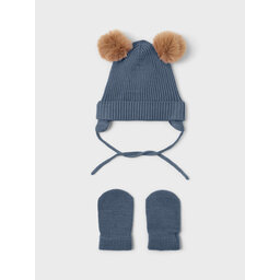 NAME IT Conjunto de guantes y gorro NAME IT 13206459 Azul