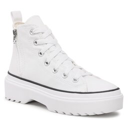 Converse Sportbačiai Converse Ctas Lugged Lift Hi A03012C White/White/Black