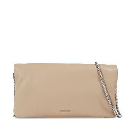 Calvin Klein Soft Shoulder Bag, Silver Mink