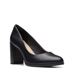 Clarks Polobotky Clarks Freva85 26170968 Black Leather