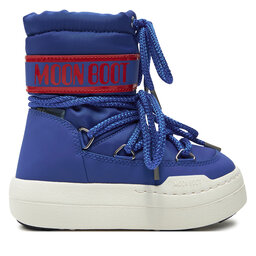 Moon Boot Śniegowce Moon Boot Junior Park Boot 80D3440020 Niebieski