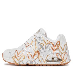 

Снікерcи Skechers Uno Metallic Love 155523/WTGD White/Gold, Білий