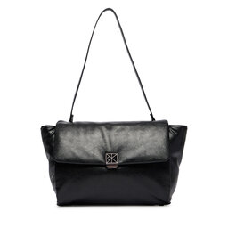 Calvin Klein Handtasche Calvin Klein Emblem Hw Padded Satchel LV04F3615G Schwarz