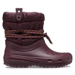 

Снігоходи Crocs Crocs Classic Neo Puff Luxe Boot W 207312 Dark Cherry 6WD, Бордовий