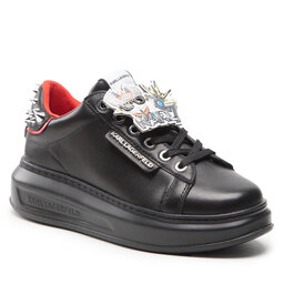 KARL LAGERFELD Sneakers KARL LAGERFELD KL62577 Black Lthr w/Silver