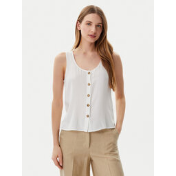 Vero Moda Vero Moda Marškinėliai Bumpy 10325830 Balta Standard Fit