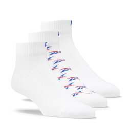 Reebok Calcetines cortos unisex Reebok Classics Ankle Socks 3 Pairs GD1030 white/vector blue/vector red