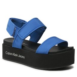 Calvin Klein Jeans Сандали Calvin Klein Jeans Flatform Sandal Softny YW0YW00965 Imperial Blue CGD