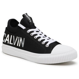 Calvin Klein Jeans Кецове Calvin Klein Jeans Ivanco B4S0698 Black/Silver