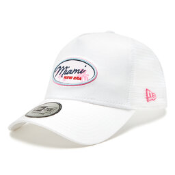New Era Шапка с козирка New Era Oval State Trucker 60357968 Бял