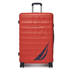 Nautica Голям куфар Nautica NTC-KS-004-07-L Червен
