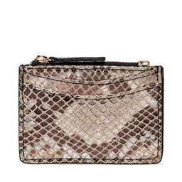Pieces Etui pentru carduri Pieces Pcdaino Leather Cardholder Fc 17132760 Fossil/Shiny Snak