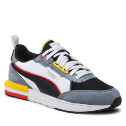 

Снікерcи Puma R22 383462 20 Gray/Black/White/Pele Yellow, Кольоровий