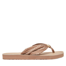 Tommy Hilfiger Flip flop Tommy Hilfiger Th Chain Print Elevated Sandal FW0FW08519 Bej