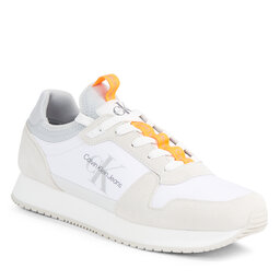 

Снікерcи Calvin Klein Jeans Retro Runner Laceup Refl YM0YM00742 Bright White YBR, Білий