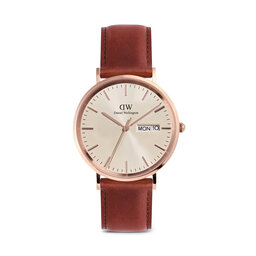 Daniel Wellington Hodinky Daniel Wellington Classic Day Display 40 DW00100829 Růžové zlato