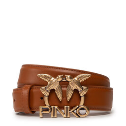 Pinko Cinturón para mujer Pinko Love Aster Simply Belt H3 PE22 PLT01 1H20ZZ Y7SP Cuoio L58Q