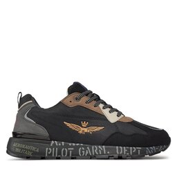 

Снікерcи Aeronautica Militare 232SC214CT3228 Dark Blue/Ligh Grey 94457, Чорний