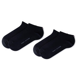 Tommy Hilfiger Set od 2 para niskih ženskih čarapa Tommy Hilfiger 343024001 Midnight Blue 563