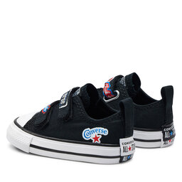 

Кеди Converse Chuck Taylor All Star Easy On Sticker Stash A06359C Black/Fever Dream/Blue Slushy, Чорний