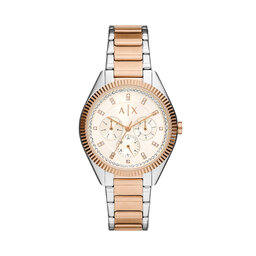 Armani Exchange Zegarek Armani Exchange Lady Giacomo AX5662 Złoty