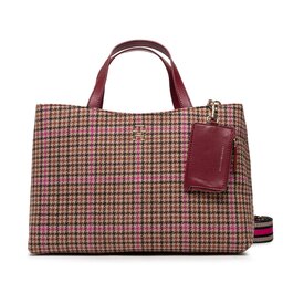 Tommy Hilfiger Τσάντα Tommy Hilfiger Life Satchel Check AW0AW14285 ABR